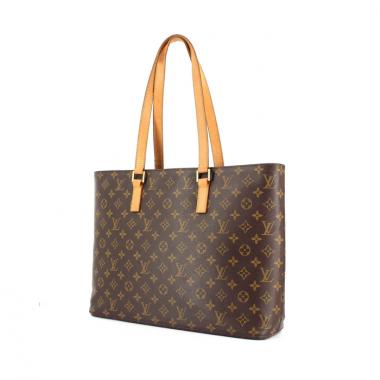 Louis Vuitton Luco handbag in monogram canvas and natural leather