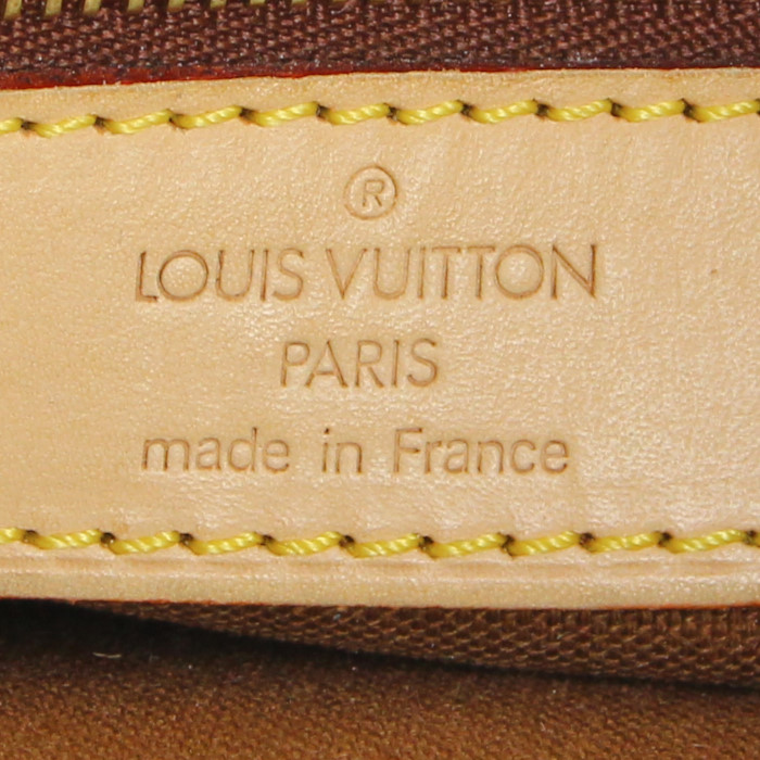 Sac à main Louis Vuitton Sologne en toile monogram et cuir naturel - Detail D3