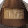 Bolsa de viaje Louis Vuitton en lona Monogram y cuero natural - Detail D4 thumbnail