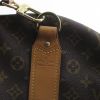 Bolsa de viaje Louis Vuitton en lona Monogram y cuero natural - Detail D5 thumbnail