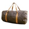 Bolsa de viaje Louis Vuitton en lona Monogram y cuero natural - Detail D1 thumbnail
