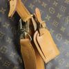 Borsa da viaggio Louis Vuitton in tela monogram e pelle naturale - Detail D3 thumbnail