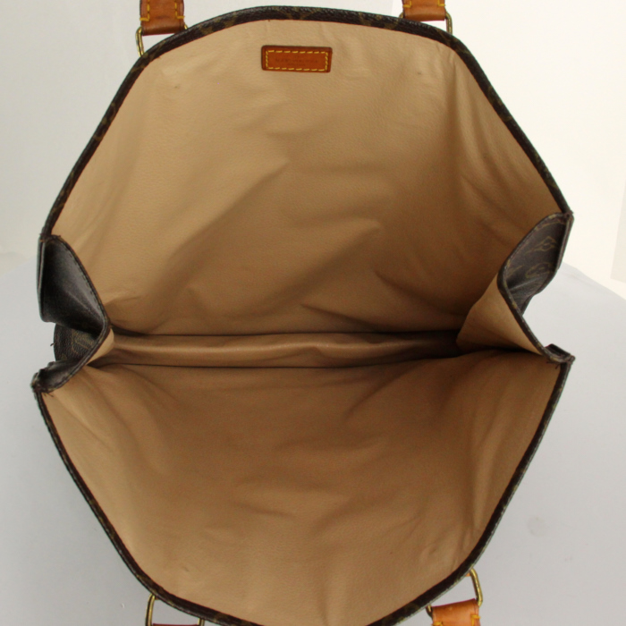 Borsa Louis Vuitton Other Bag in tela monogram cerata e pelle naturale - Detail D2