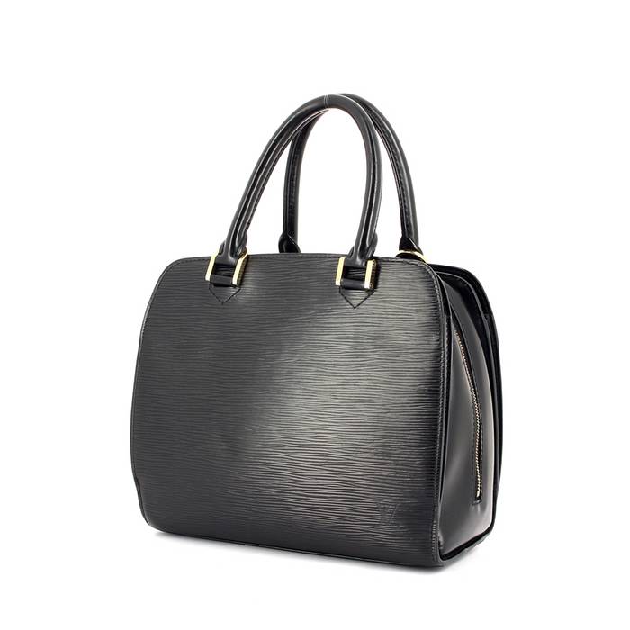 Louis Vuitton Black Epi Pont Neuf Handbag