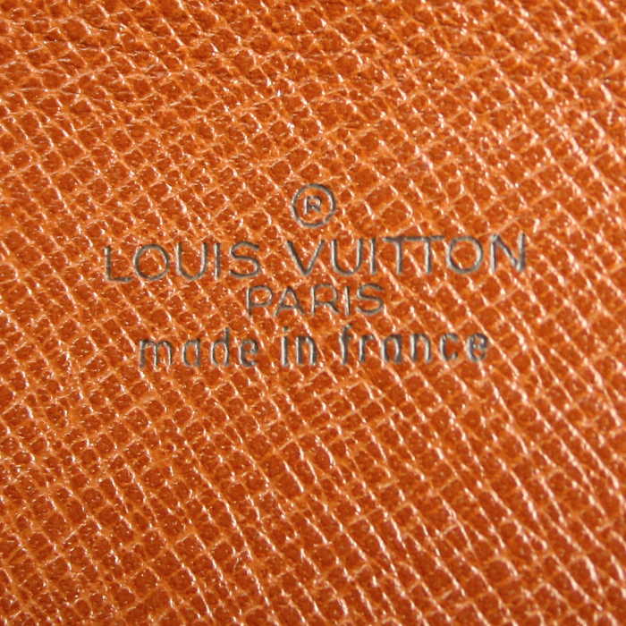 Bolso Louis Vuitton Chantilly en lona Monogram y cuero natural - Detail D3