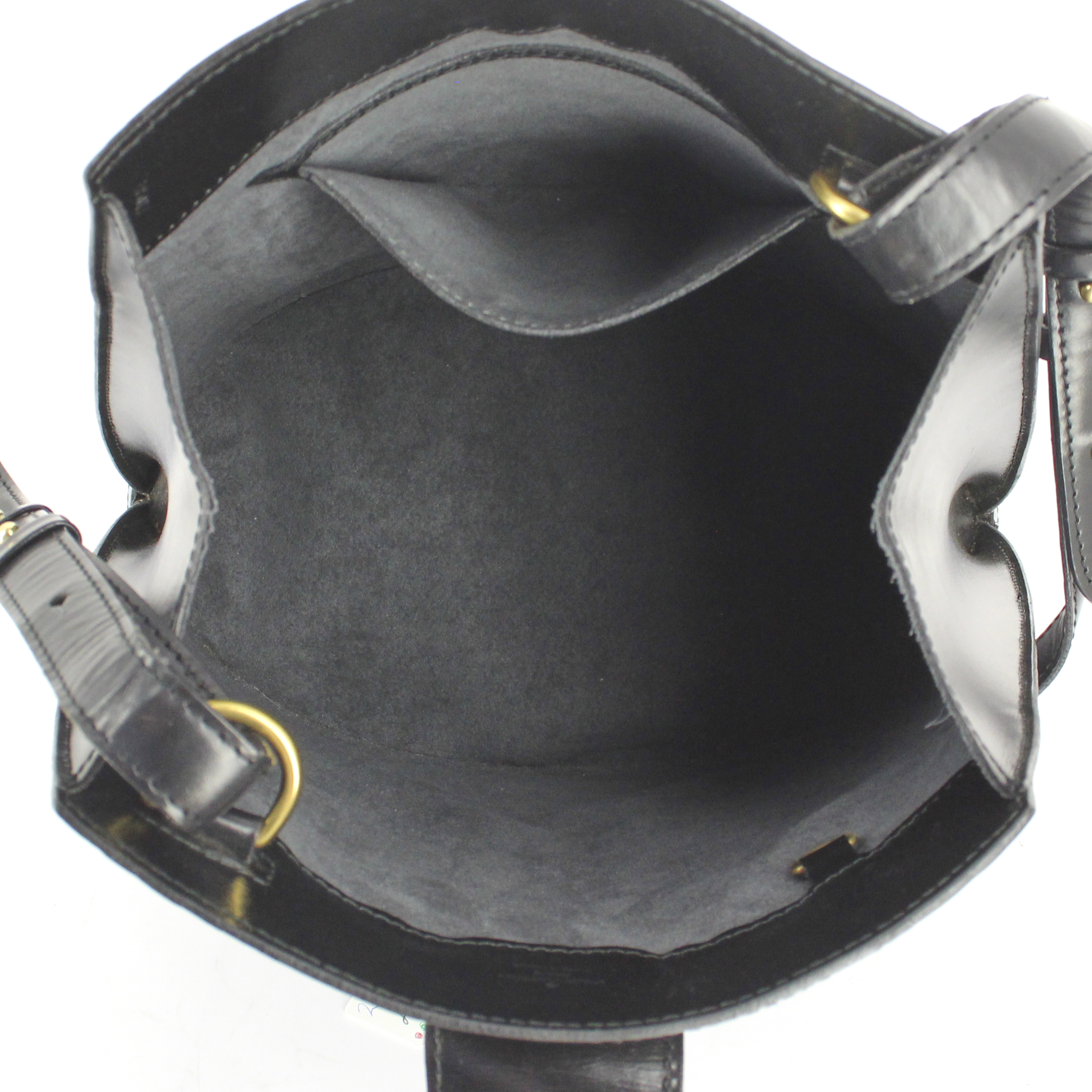 Louis Vuitton sac Cluny en cuir épi noir - Detail D2