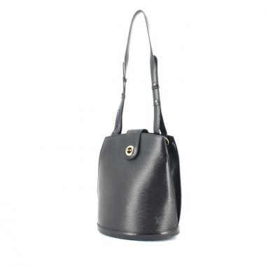 Louis Vuitton bolso Cluny en cuero Epi negro