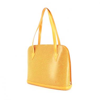 Louis Vuitton Lussac handbag in yellow epi leather