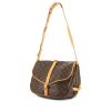 Louis Vuitton Saumur handbag in monogram canvas and natural leather - 00pp thumbnail