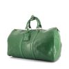 Sac de voyage Louis Vuitton Keepall en cuir épi vert - 00pp thumbnail