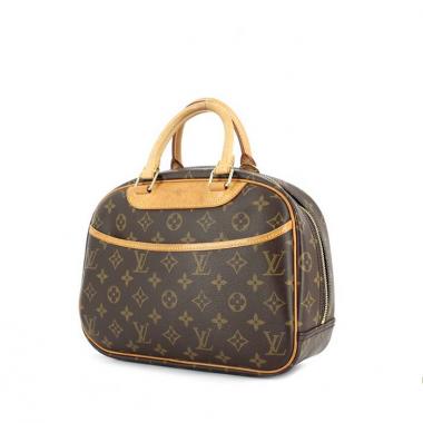 Louis Vuitton Trouville handbag in monogram canvas and natural leather