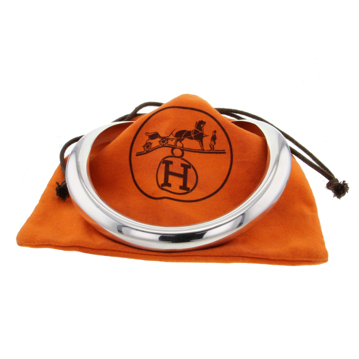 Hermès collier Torque en argent - Detail D2