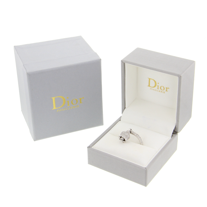 Bague en or blanc - Detail D2