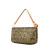 Louis Vuitton pouch in khaki graffiti monogram canvas and natural leather - 00pp thumbnail