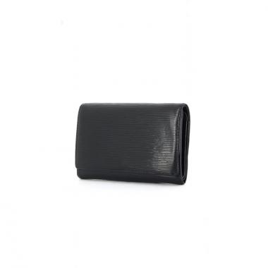 Louis Vuitton Tresor wallet in black epi leather