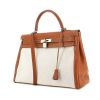 Kelly 35 leather handbag Hermès Beige in Leather - 34840944