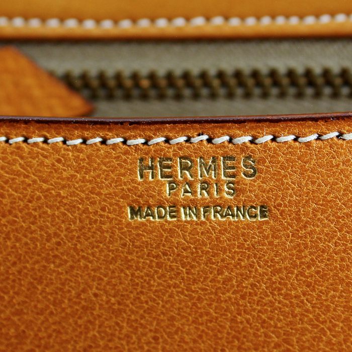 Borsa Hermes Hermes Constance in pelle di Pecari gold - Detail D4