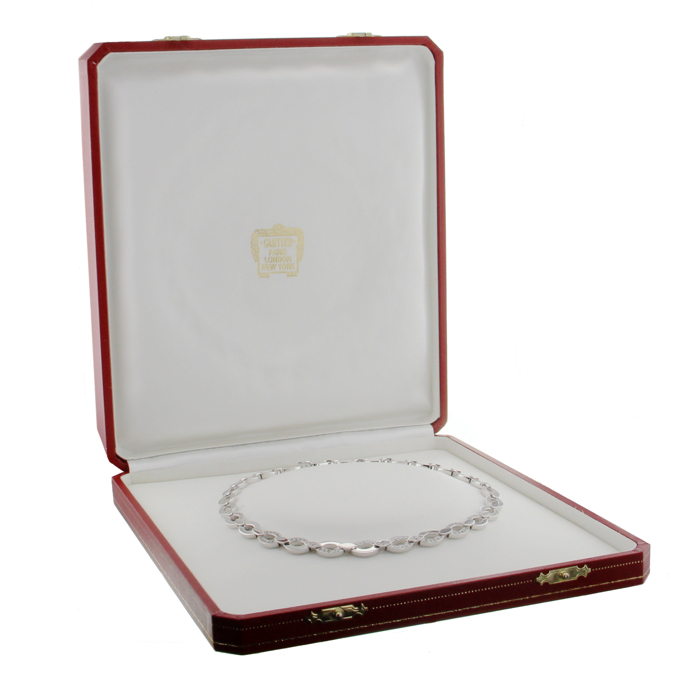 Cartier collier Diadea en or blanc et diamants - Detail D2