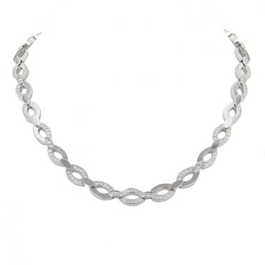 Cartier white gold and diamonds Diadea necklace 