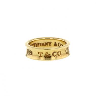 Sortija Tiffany & Co 1837 en oro amarillo