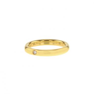 Tiffany and Co bague en or jaune et diamant Tiffany and Co bague en or jaune et diamant