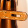 Hermes Kelly 35 cm handbag in gold Pecari leather - Detail D4 thumbnail