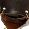 Chanel Mademoiselle handbag in brown quilted leather - Detail D2 thumbnail
