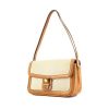 Hermès Dolly Handbag in beige canvas and natural leather - 00pp thumbnail