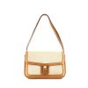 Hermès Dolly Handbag in beige canvas and natural leather - 360 thumbnail
