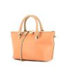 Handbag in beige and pink bicolor leather - 00pp thumbnail