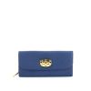 Miu Miu billetera Madras en cuero azul - 360 thumbnail