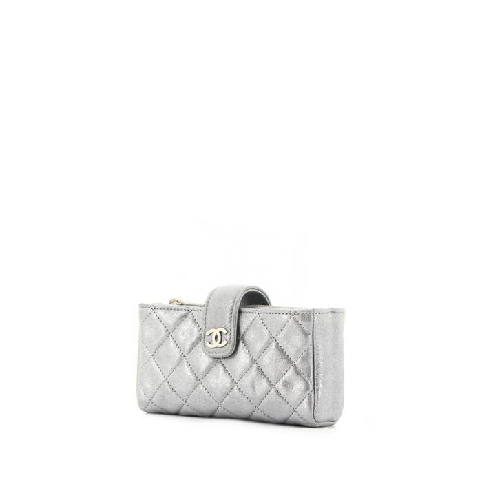 Chanel Quilted Mini Phone Holder Clutch, Small Leather Goods