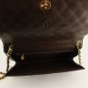 Bolso de mano Chanel Mademoiselle en cuero acolchado marrón - Detail D3 thumbnail
