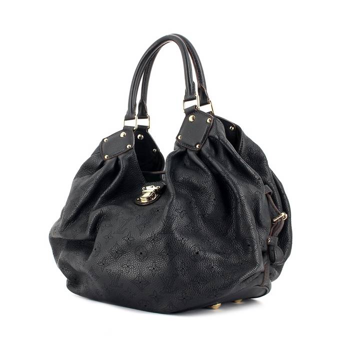 Mahina patent leather handbag Louis Vuitton Burgundy in Patent