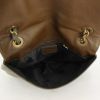 Bolso de mano en cuero dos tonos caqui y color topo - Detail D2 thumbnail