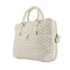 Goyard Briefcase in monogram canvas and white leather - 00pp thumbnail