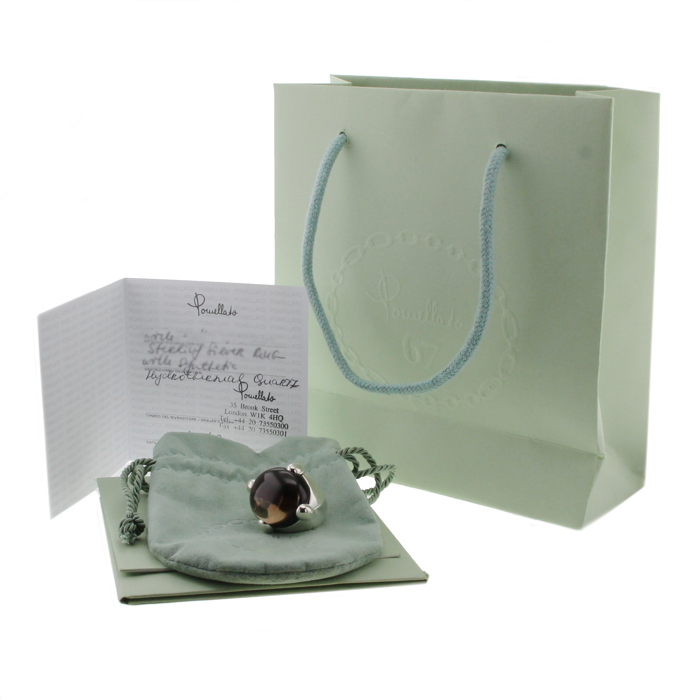 Pomellato 67 sortija en plata - Detail D2