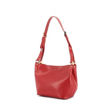 Borsa a spalla in pelle rossa
