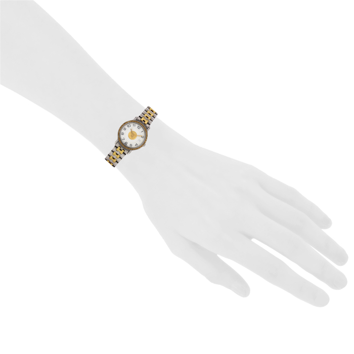 Orologio Hermes Sellier - wristwatch in oro e acciaio - Detail D1