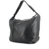 Balenciaga Courrier XL Handbag in anthracite grey leather - 00pp thumbnail