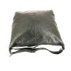 Balenciaga Courrier XL Handbag in anthracite grey leather - 360 Back thumbnail