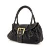 Celine Vintage Handbag in black grained leather - 00pp thumbnail