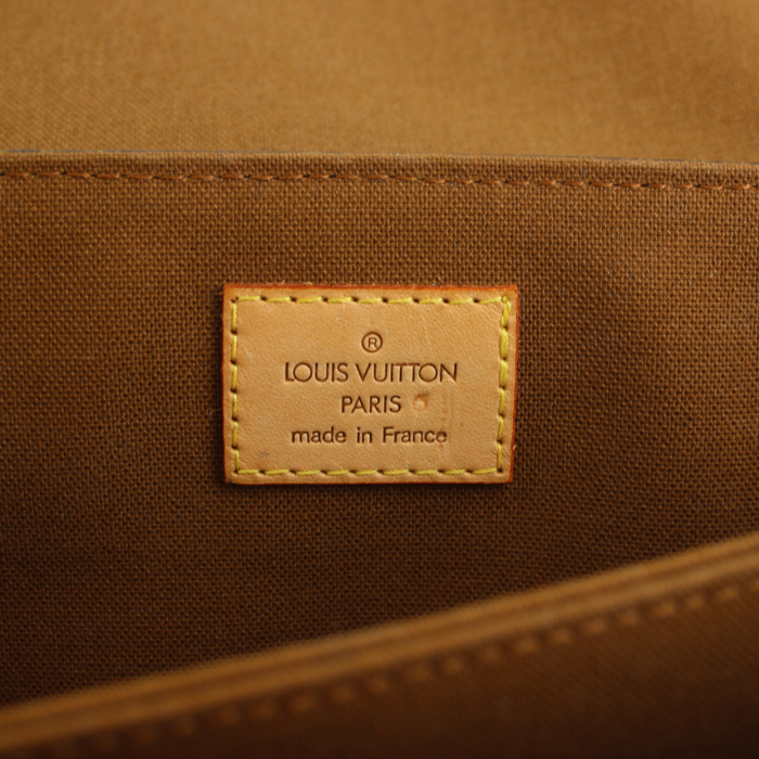 Bolso para llevar al hombro en lona Monogram cuero natural - Detail D3