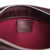 Louis Vuitton handbag in purple matt monogram leather - Detail D3 thumbnail