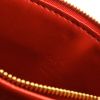 Louis Vuitton Pouch Bag Mott in red monogram patent leather and natural leather - Detail D3 thumbnail