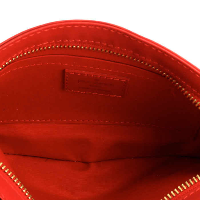 Handbag/clutch in red epi leather - Detail D2