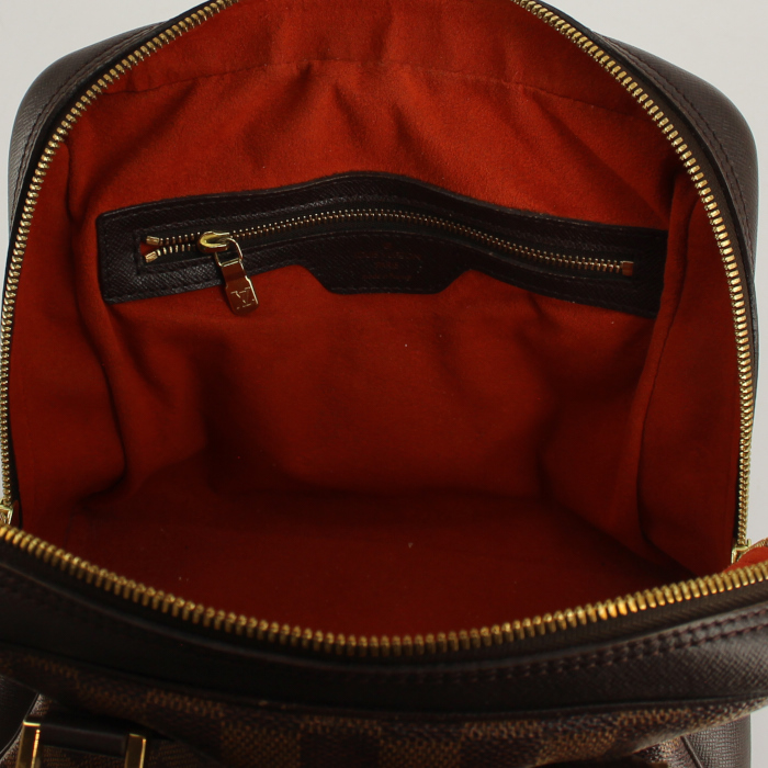 Louis Vuitton Brera Bag in damier canvas and ebony leather - Detail D3