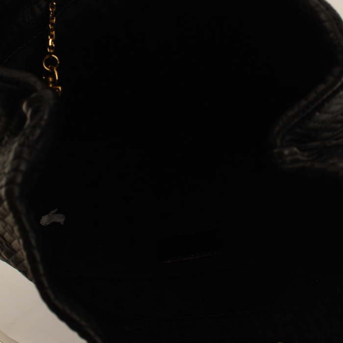 Louis Vuitton pouch Altair in black leather - Detail D2