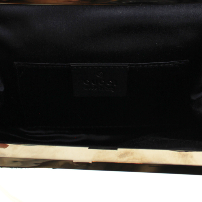 Pochette in raso blu notte - Detail D3