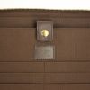 Porta-documentos Louis Vuitton Sabana en lona a cuadros y cuero marrón - Detail D3 thumbnail